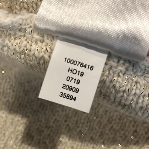 JM Collection sweater Women’s Small Ivory Cardigan Knit - Picture 8 of 10